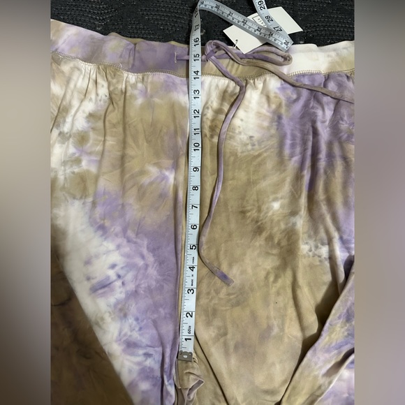 NWT Purple & Green Tie Dye Comfy Joggers - Picture 8 of 9